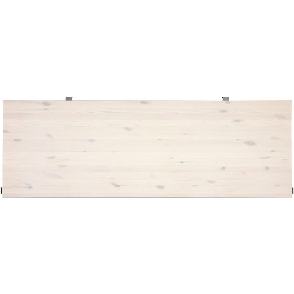 Grosse Schreibplatte für Hochbett Weiss lasiert 1