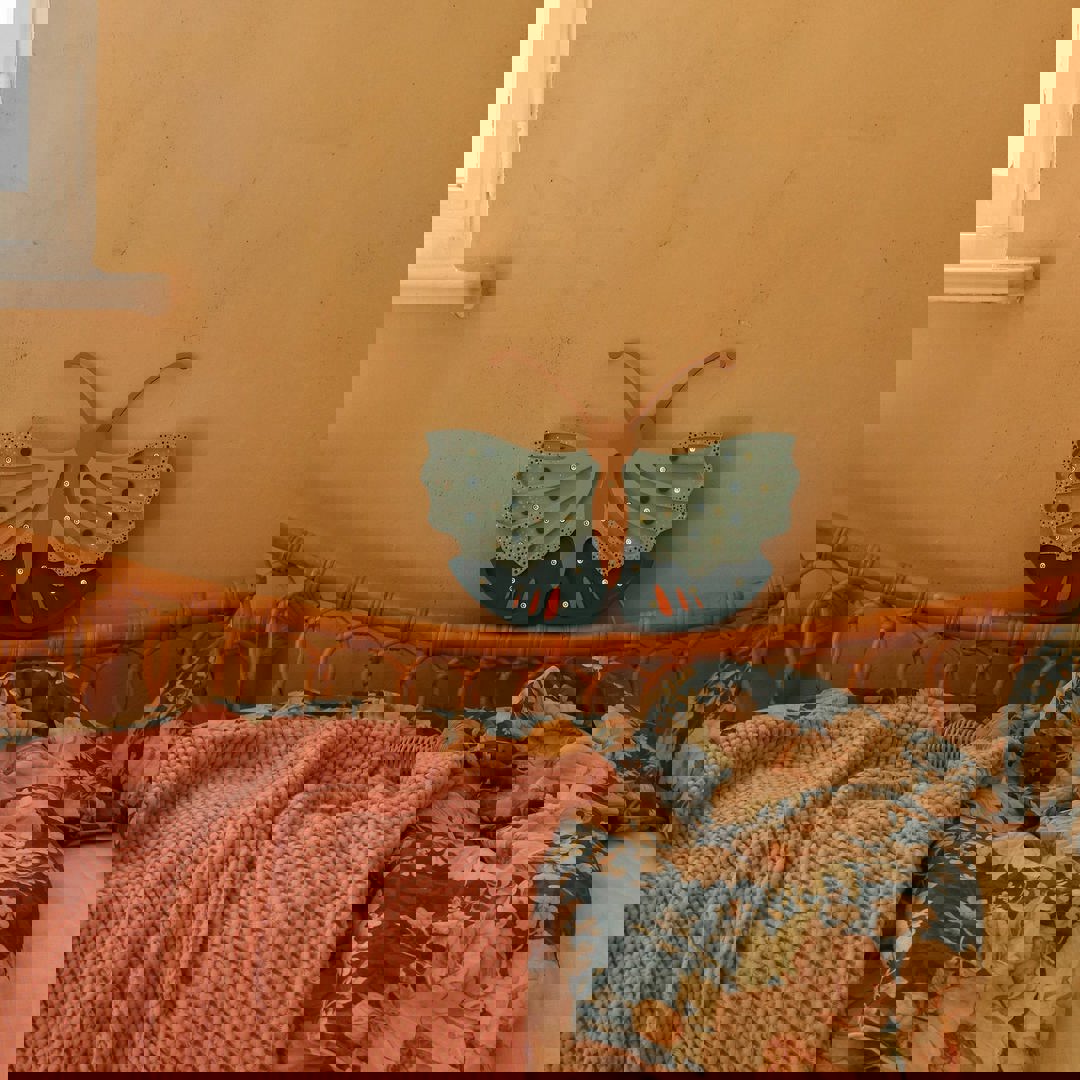 Nachtlampe Butterfly Daisy Blue 4