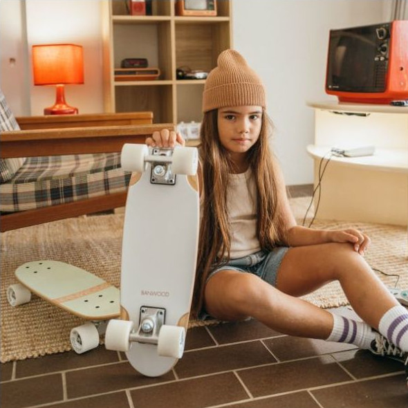 Skateboard Weiss #2