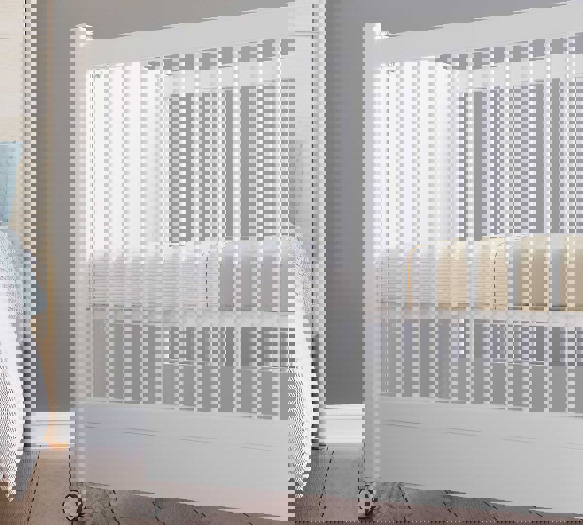 Babybett 2 in 1 Weiss 6