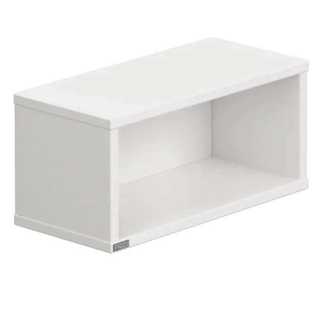 Wandregal Rechteckig Kreideweiss 1