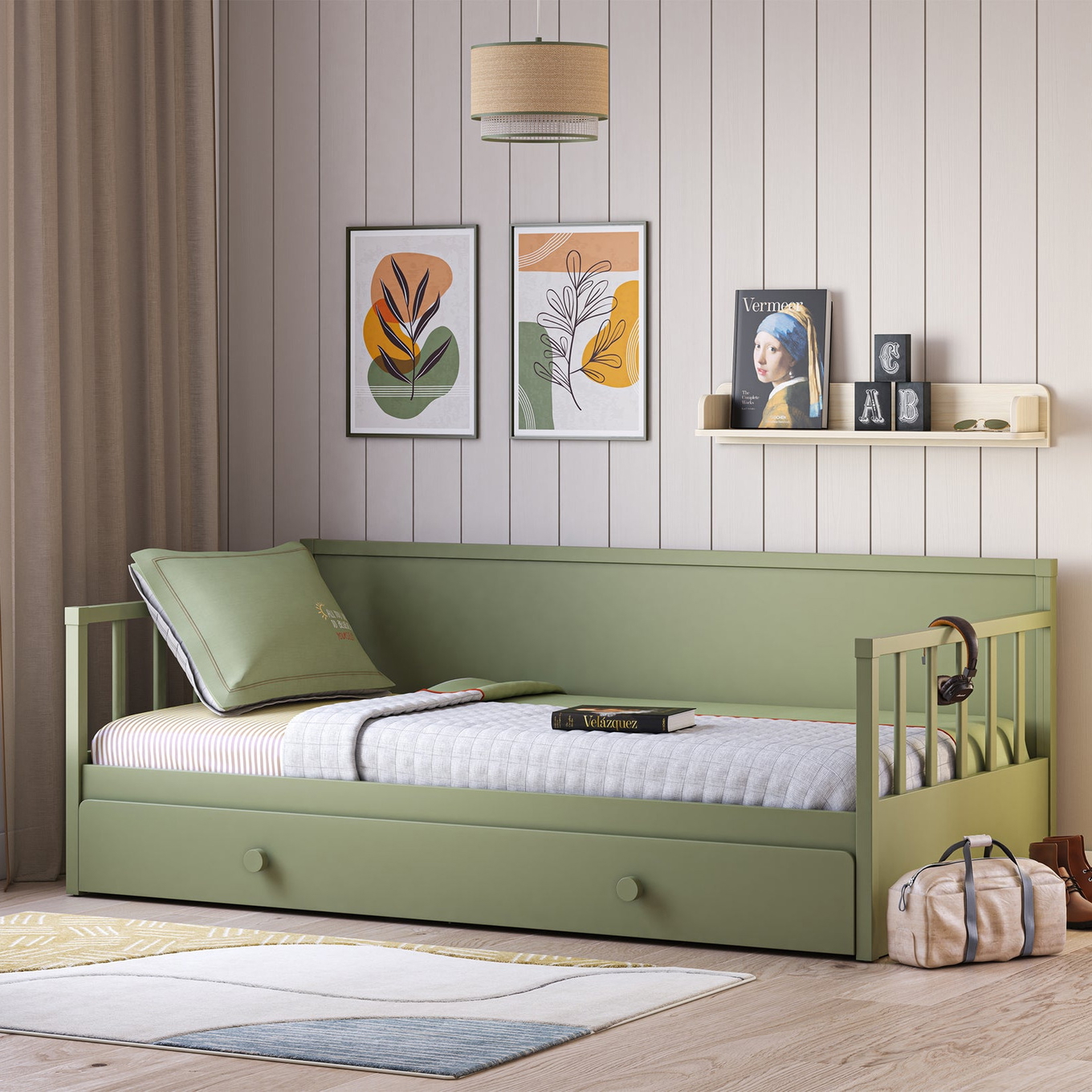 Bett Loof Day mit Ausziehkasten 4