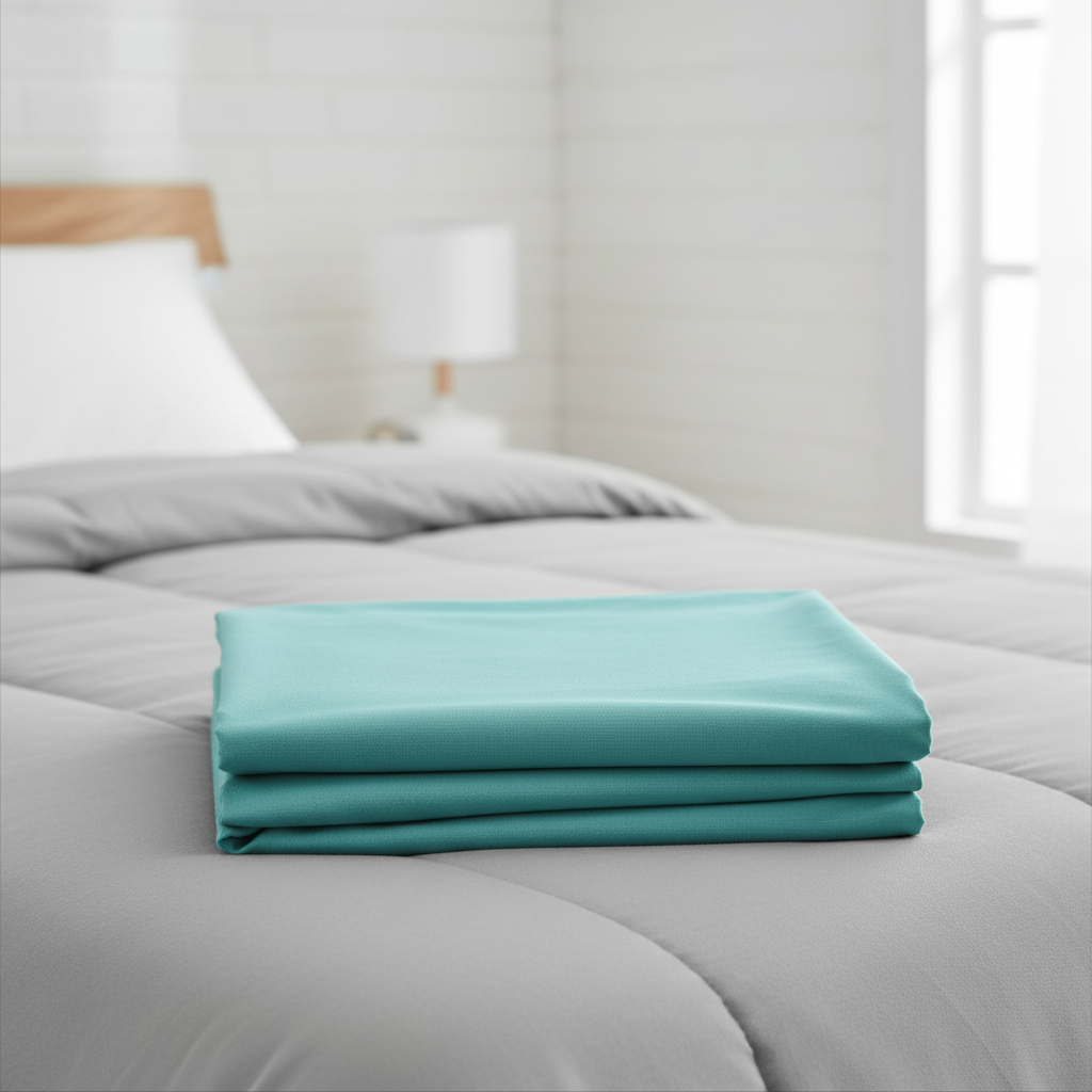 Fixleintuch Cotton Box Türkis, 90 x 200 cm #2