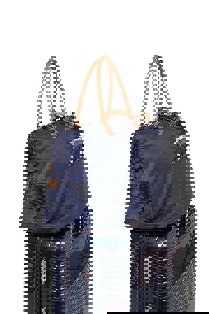 Mommy Bag Navy Weiss 6