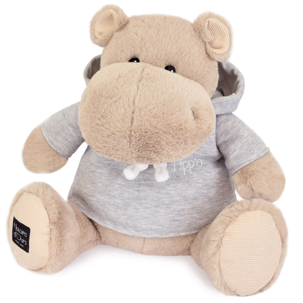Hippo Beige mit Sweatshirt 45cm 1