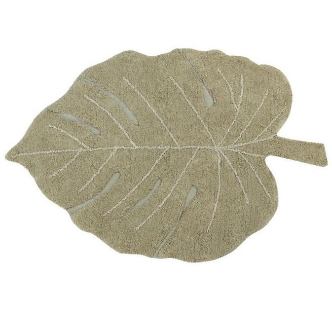Teppich Monstera Olive, S 1