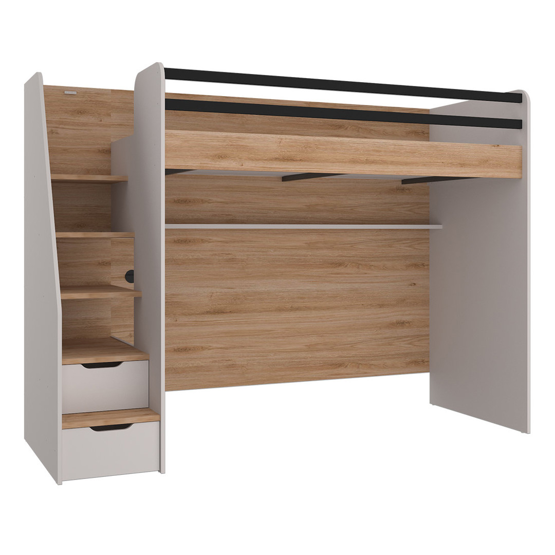 Hochbett New Options mit Treppe