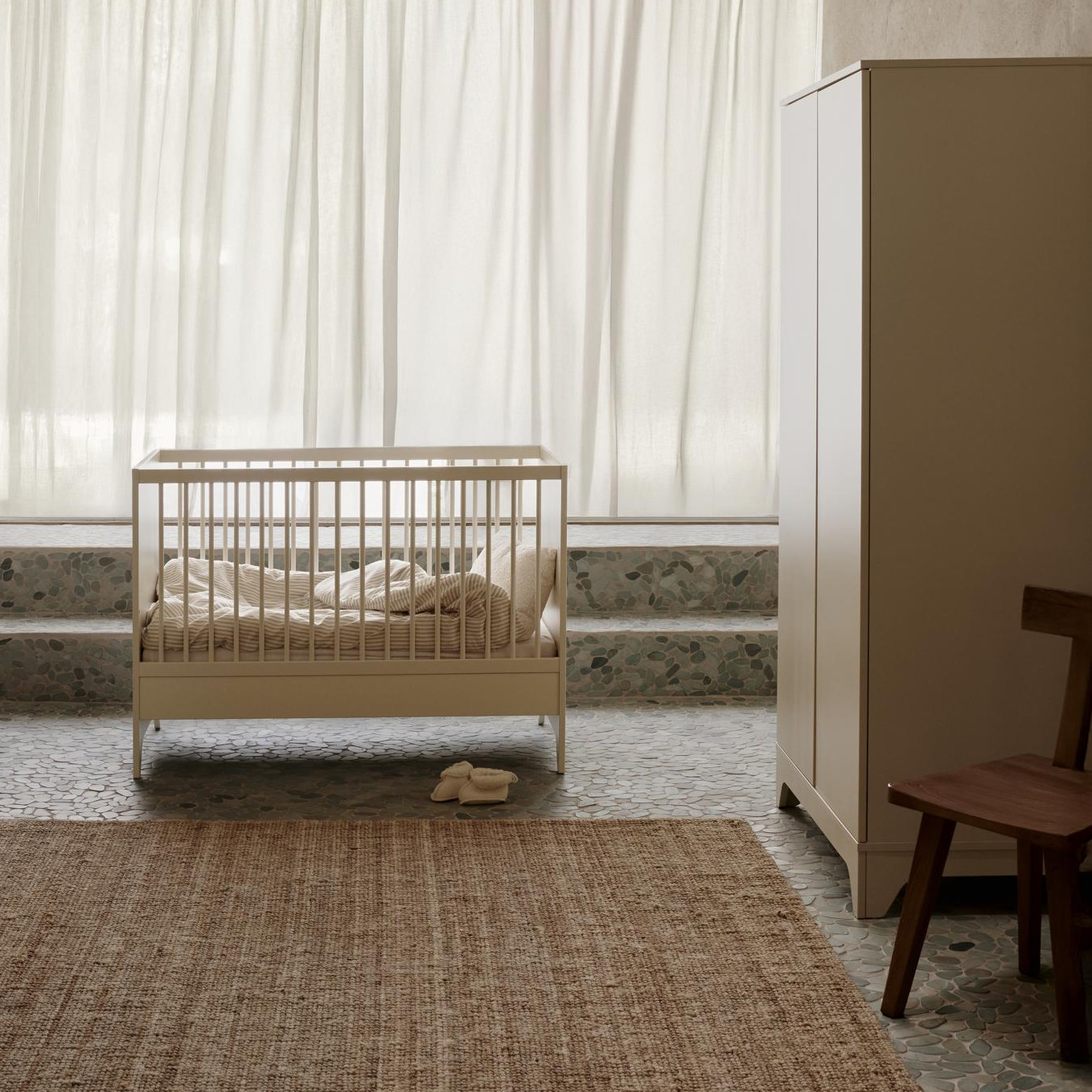 Kleiderschrank Tsugi Creme, 2-türig #2