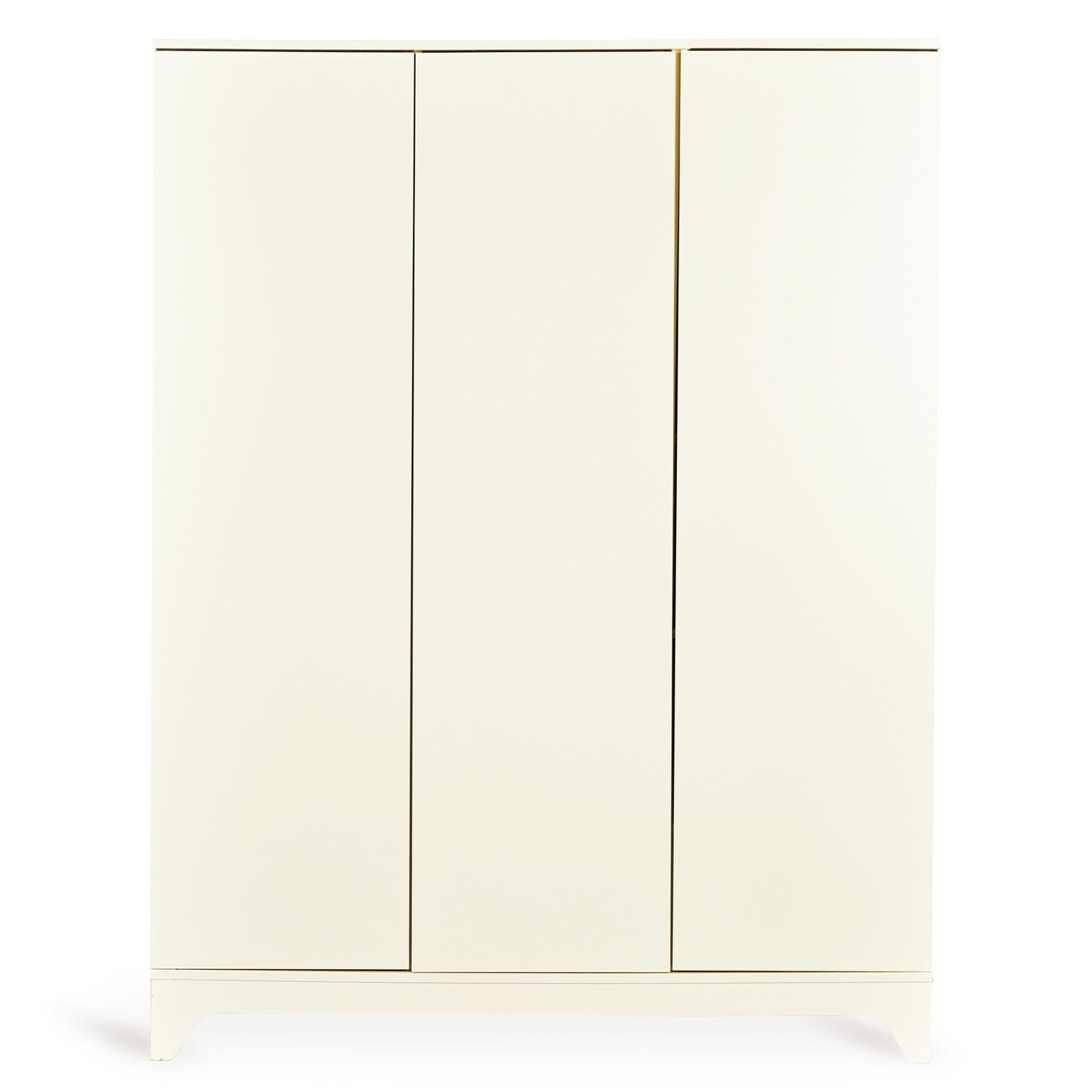 Kleiderschrank Tsugi Creme, 3-türig