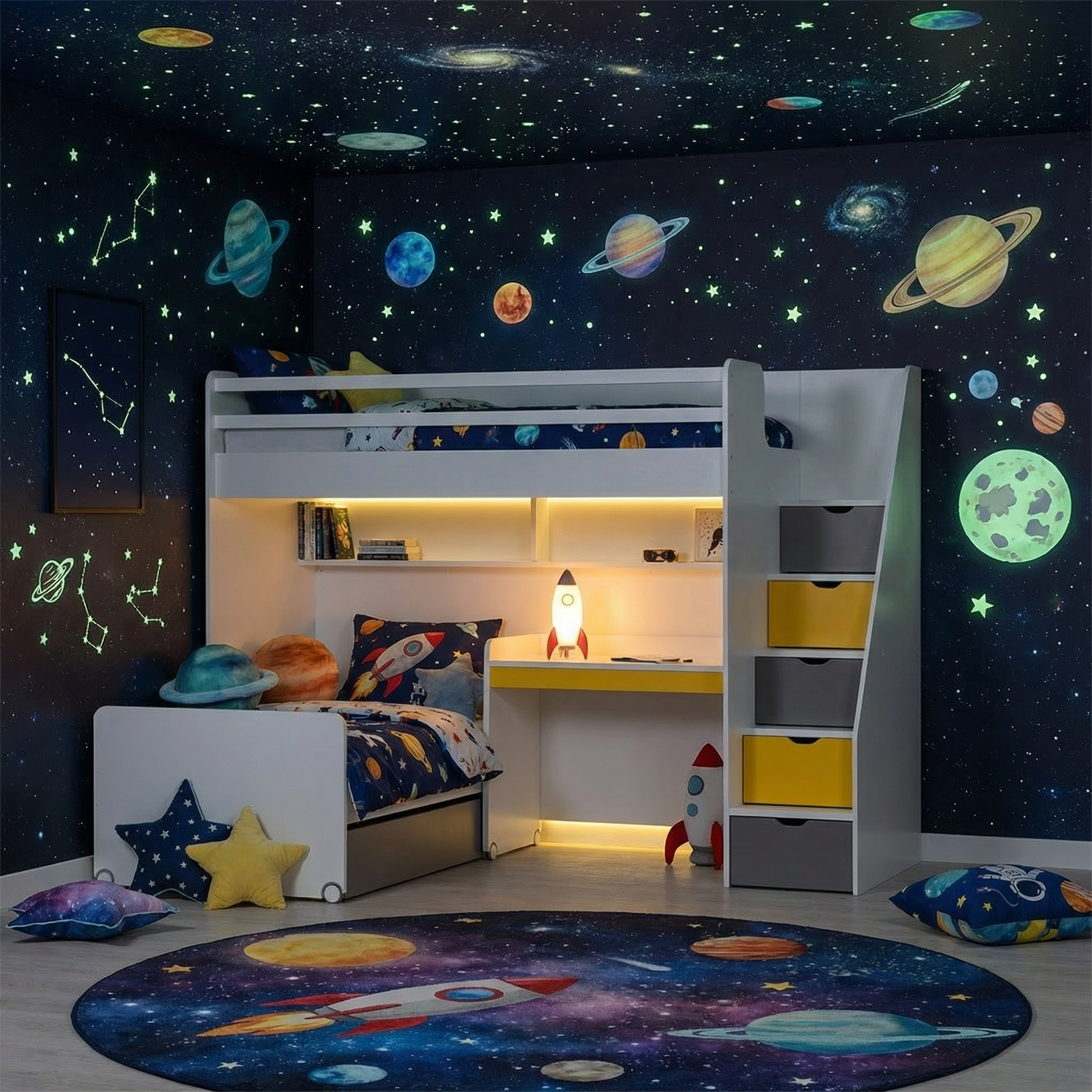 Hochbett Neo Set Gelb, Set 3 3