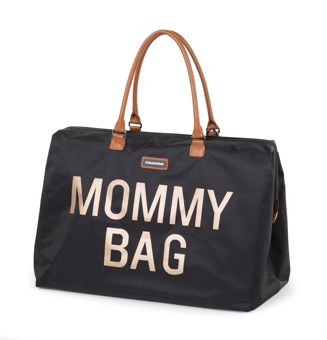 Mommy Bag Schwarz Gold 3