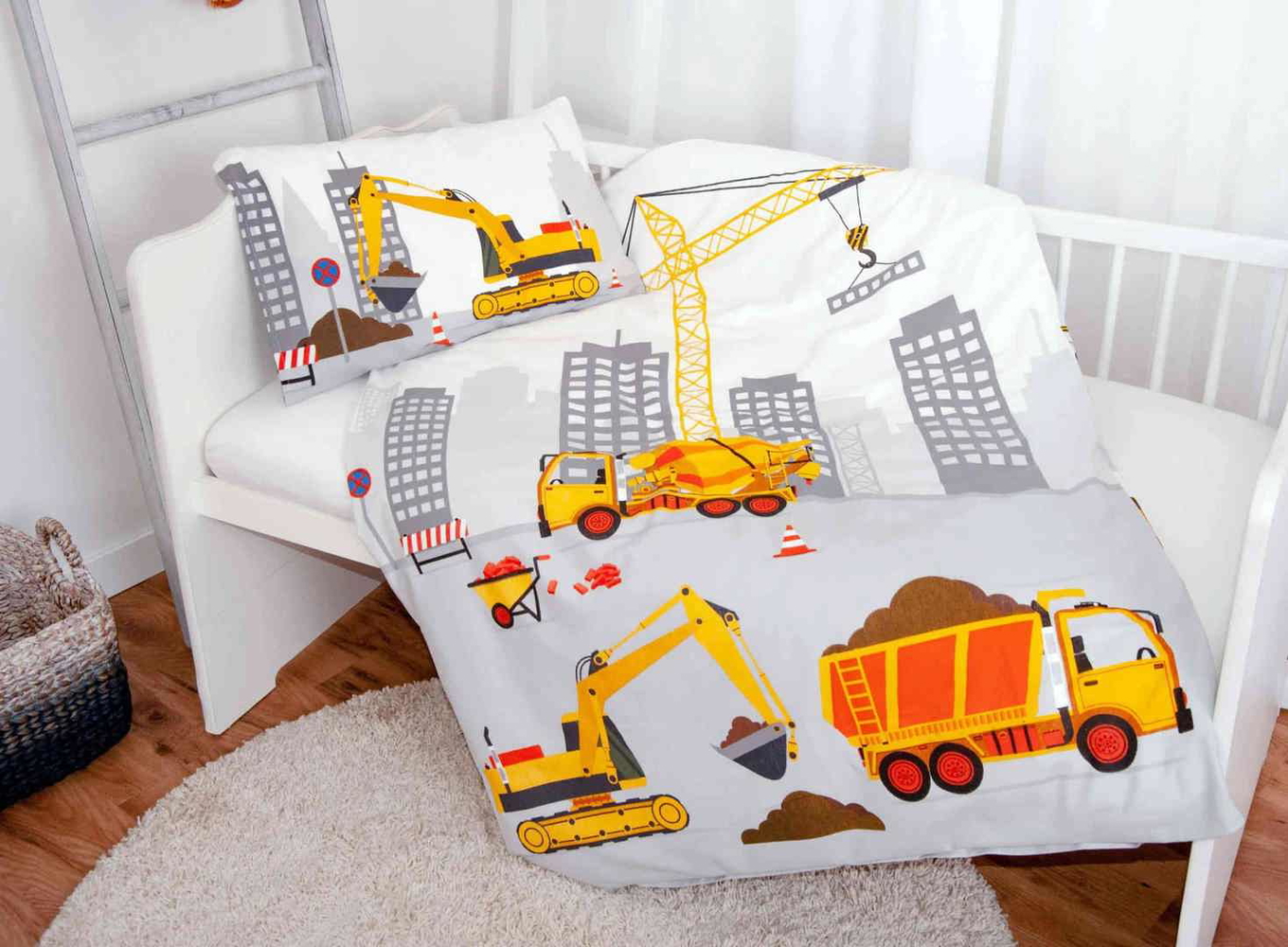Baby Bettwäsche Baustelle #2