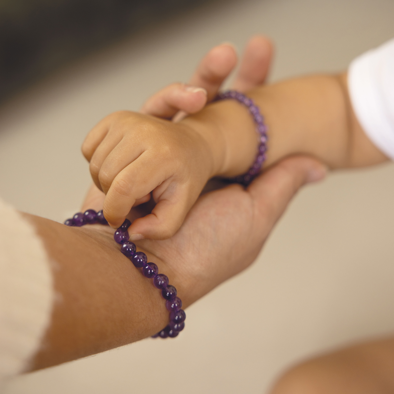 Mutter & Kind Armbänder-Set Amethyst 2