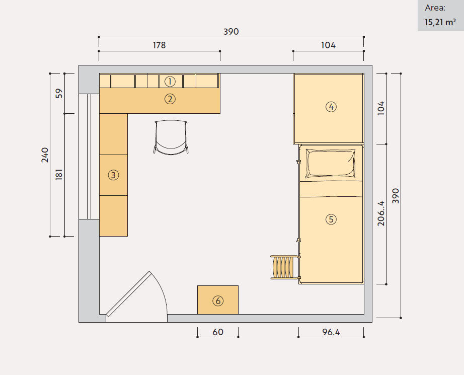 Kinderzimmer Bloom Street Set 9