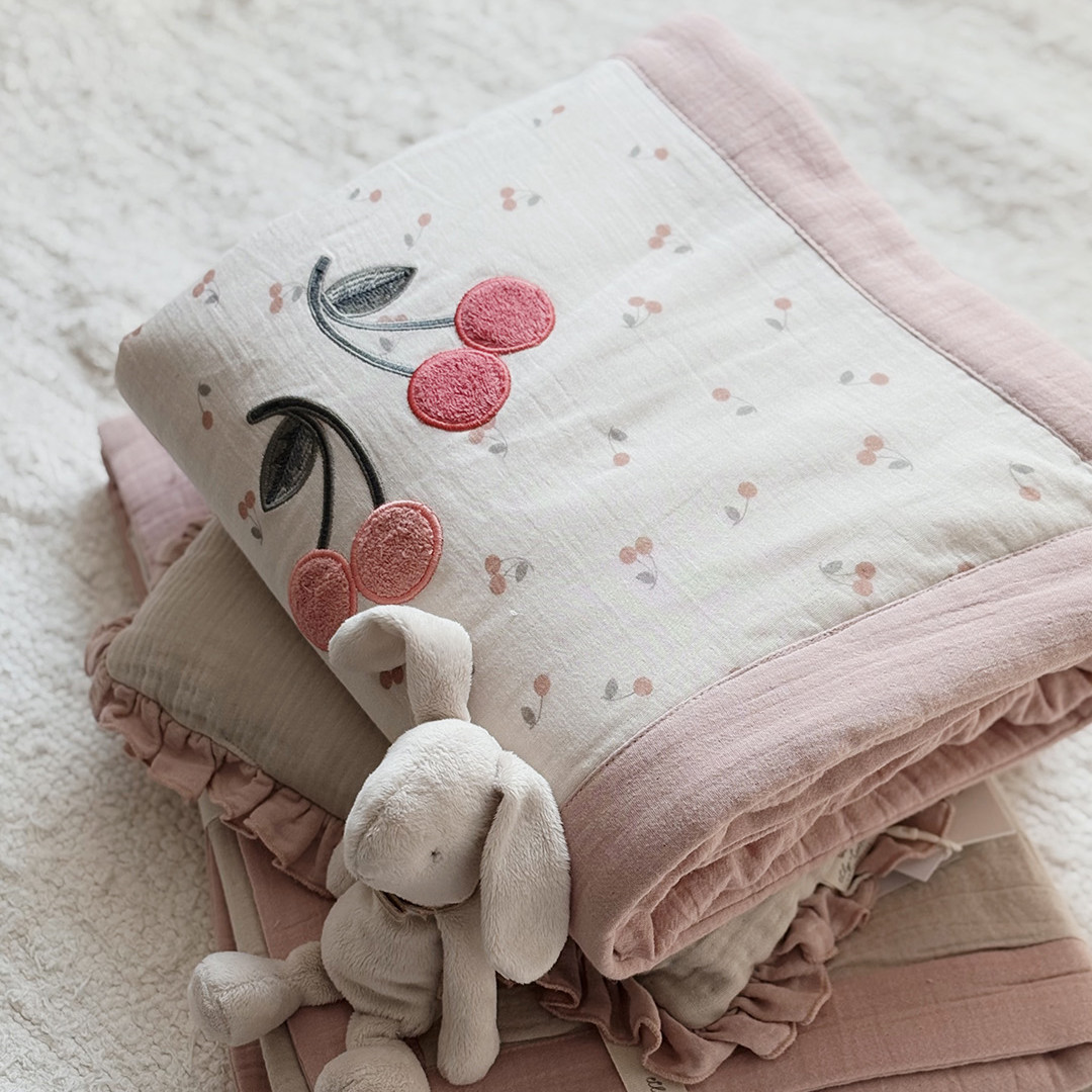 Babydecke Nova Cherry Print 3