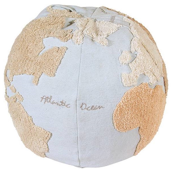 Sitzkissen Weltkarte