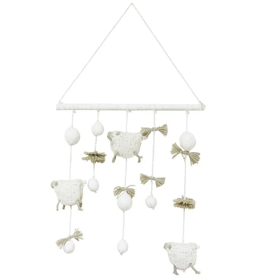 Wanddekoration Flock