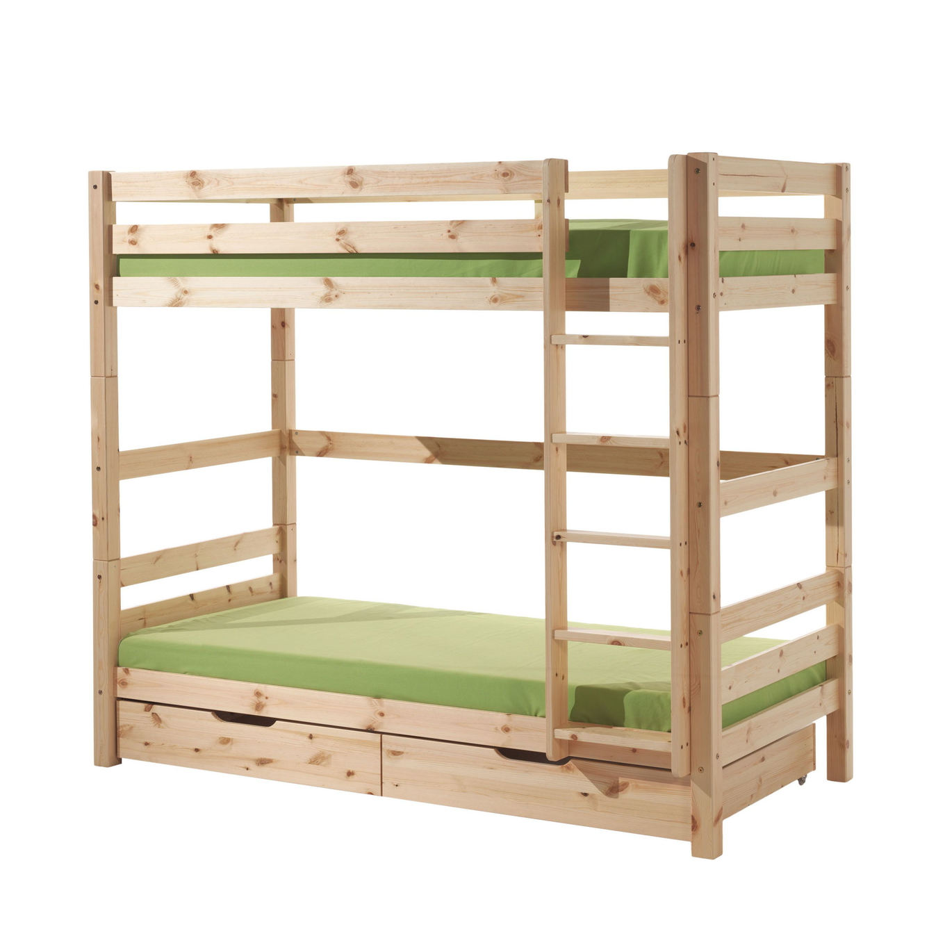 Etagenbett Pino 180 inkl. 2 Schubladen Holz 1