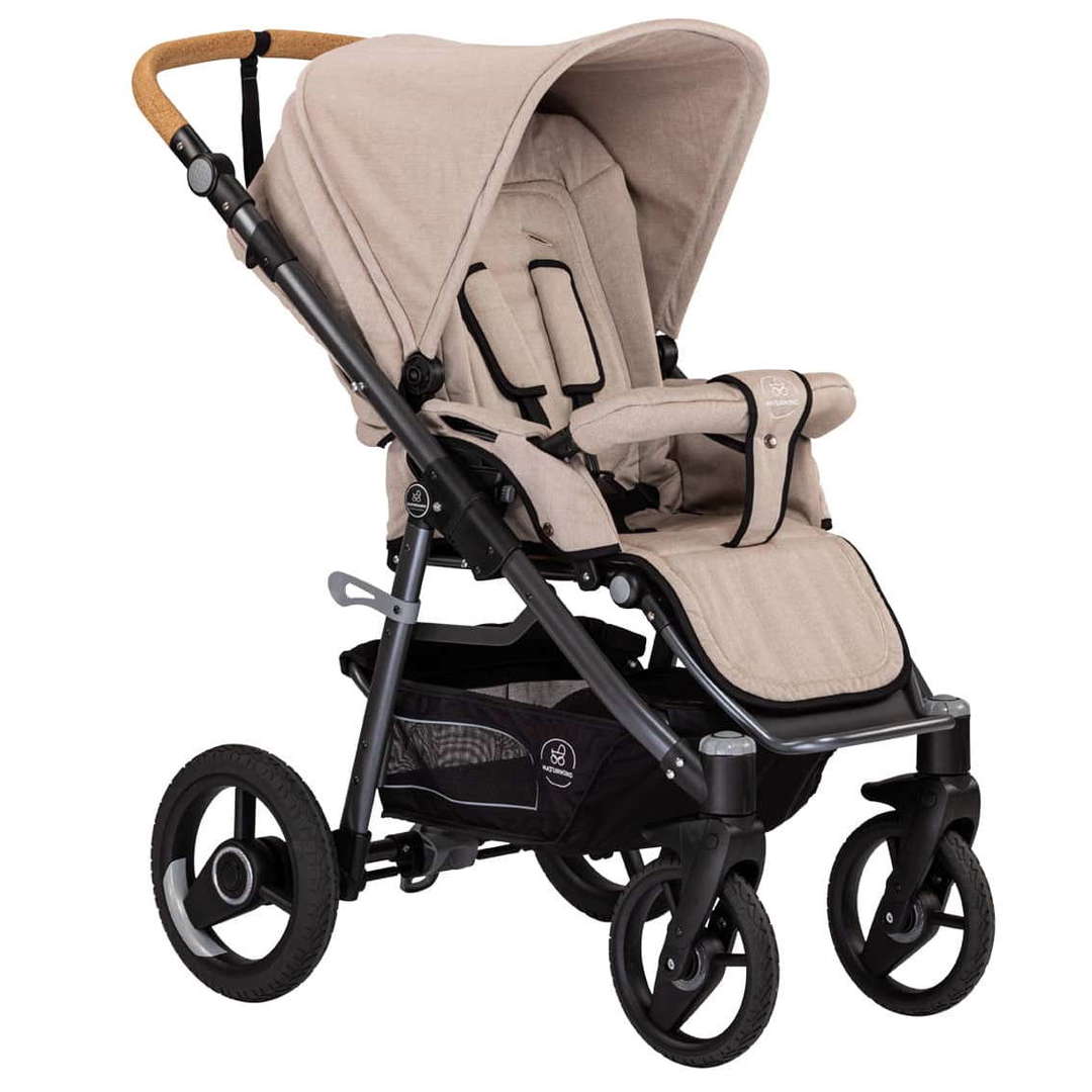 Kinderwagen Lux Evo mit HB Sand 1