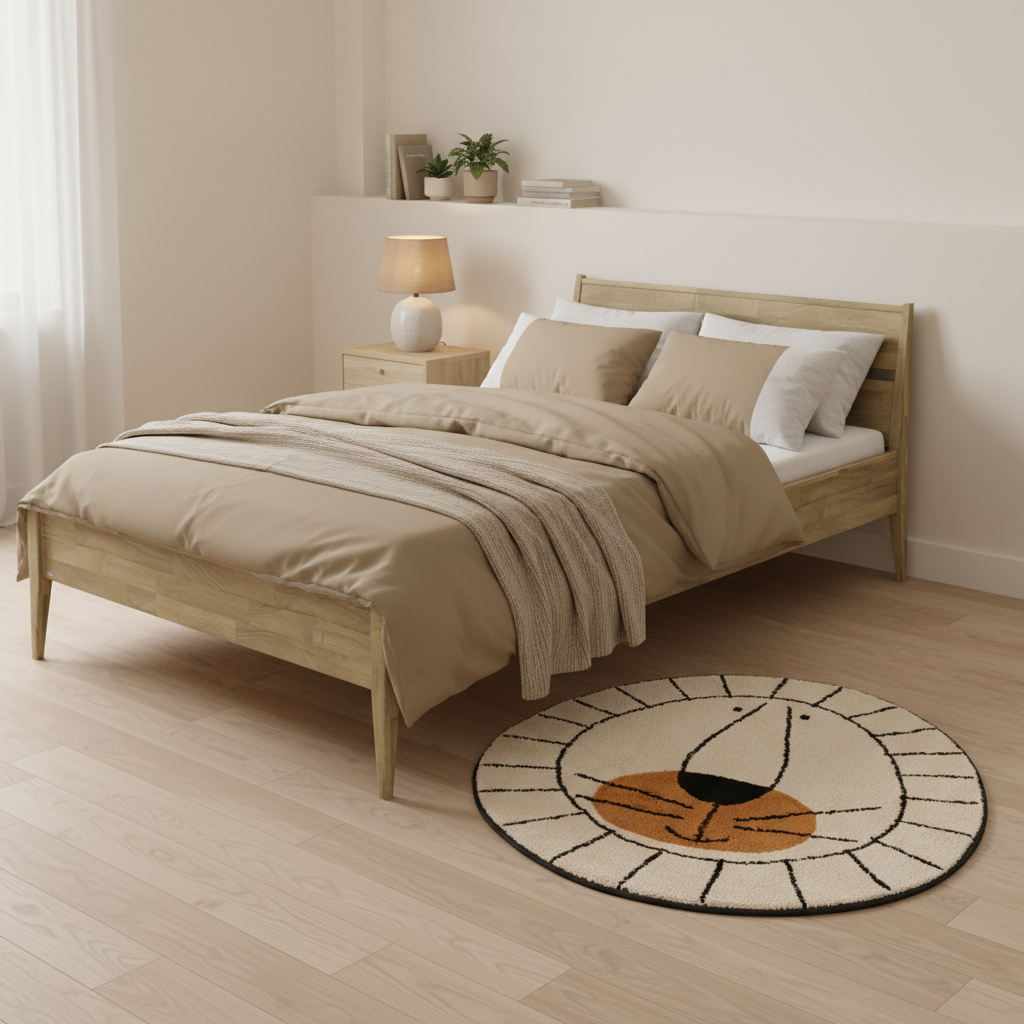 Bett Stiene Eiche, 120 x 200 cm 3