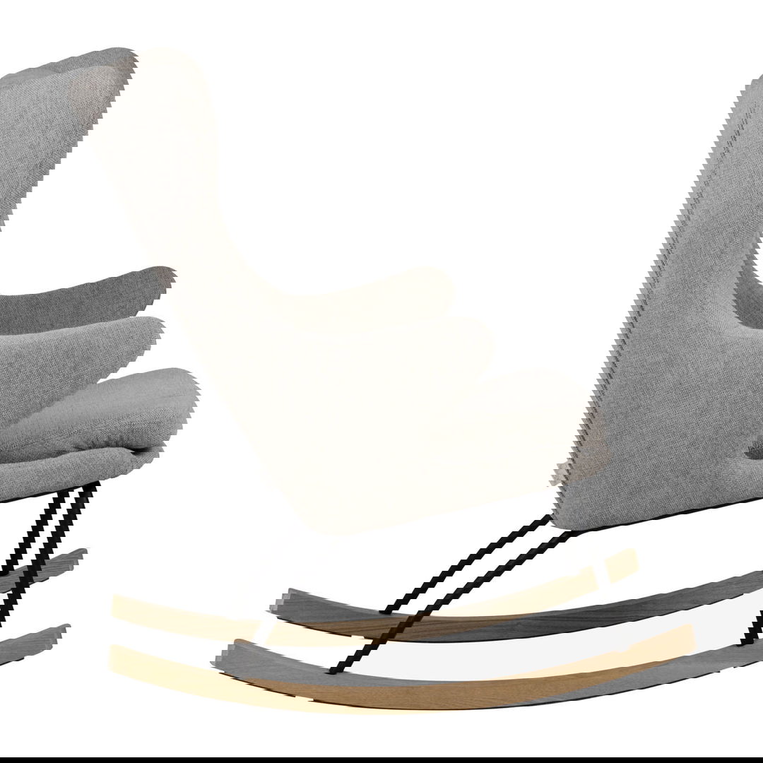 Schaukelstuhl für Mütter De Luxe Sand Grey 6