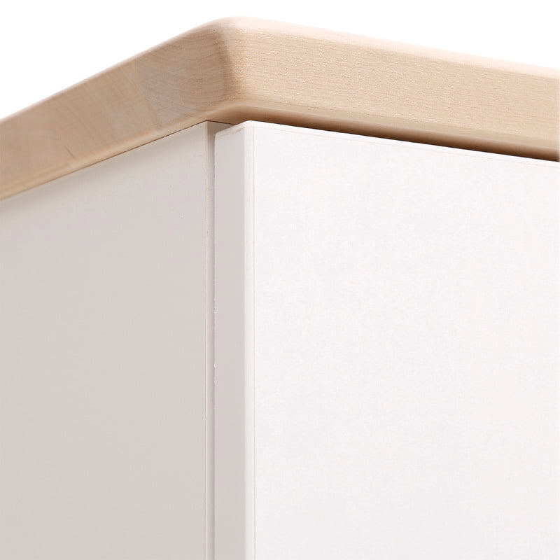 Kleiderschrank Ylvie 3-türig Weiss 9