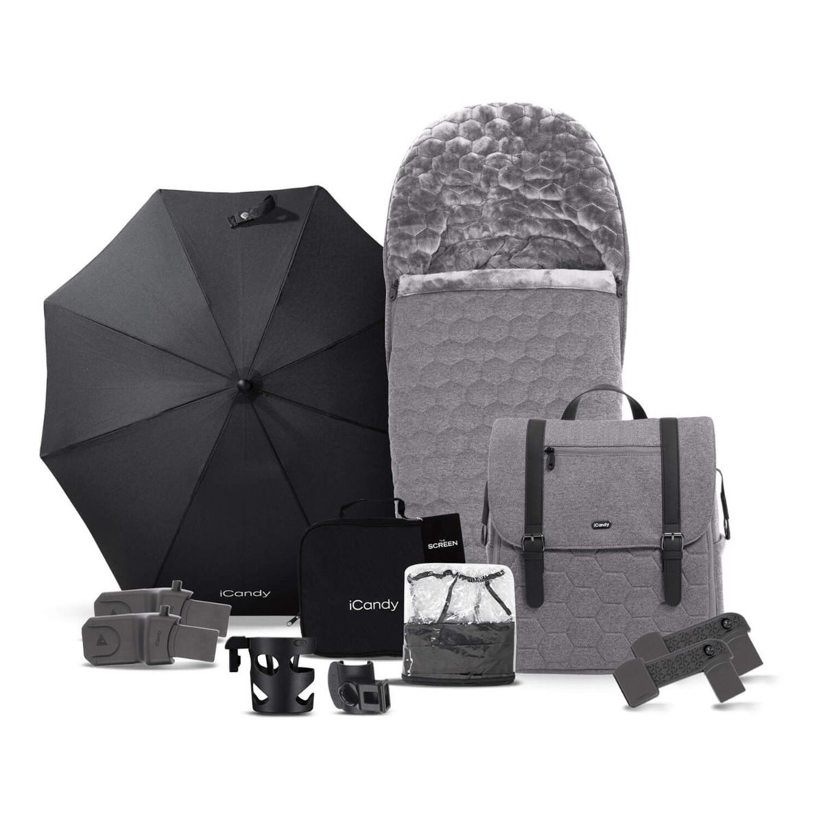 Kinderwagen Core Summer Bundle Hellgrau 11