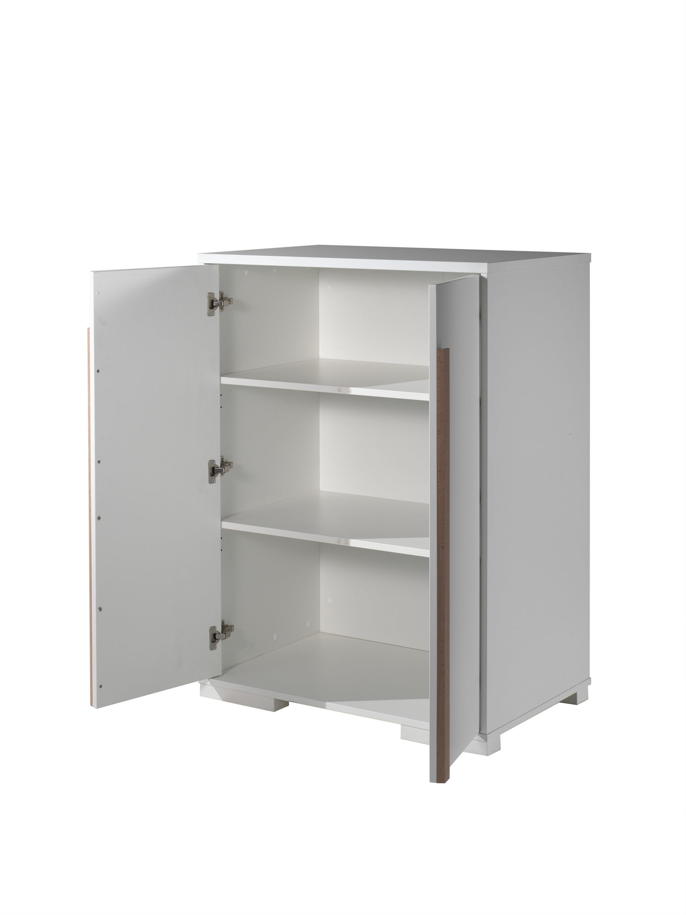 Halbhohes Bett London 2-teilig Set Weiss 7