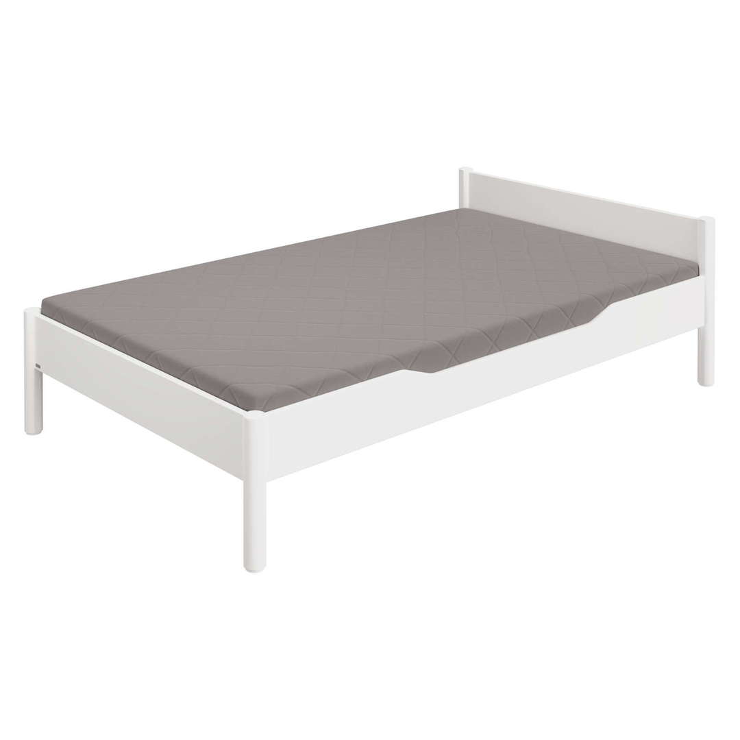 Bett Ylvie II Weiss, 120 x 200 cm