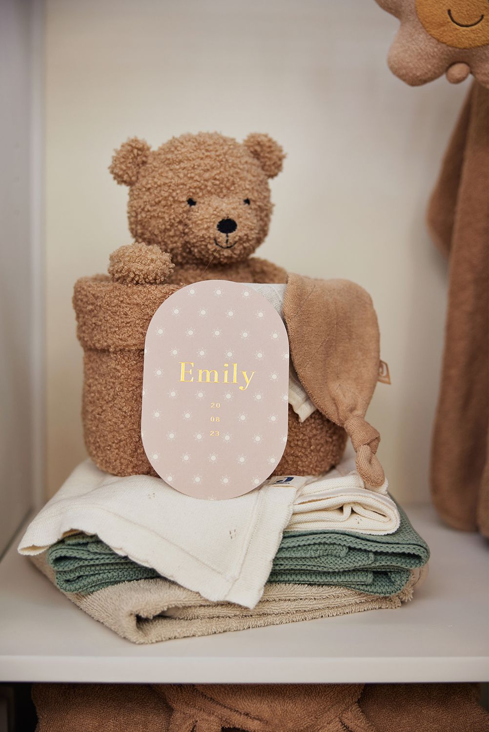 Pflegekörbchen Boucle Biscuit 5