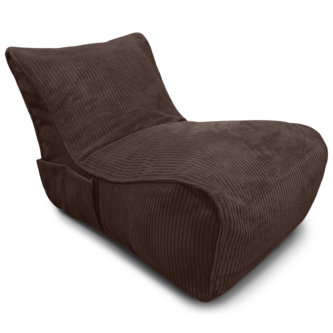 Sitzsack Chill Me Lincoln Dunkelbraun 1