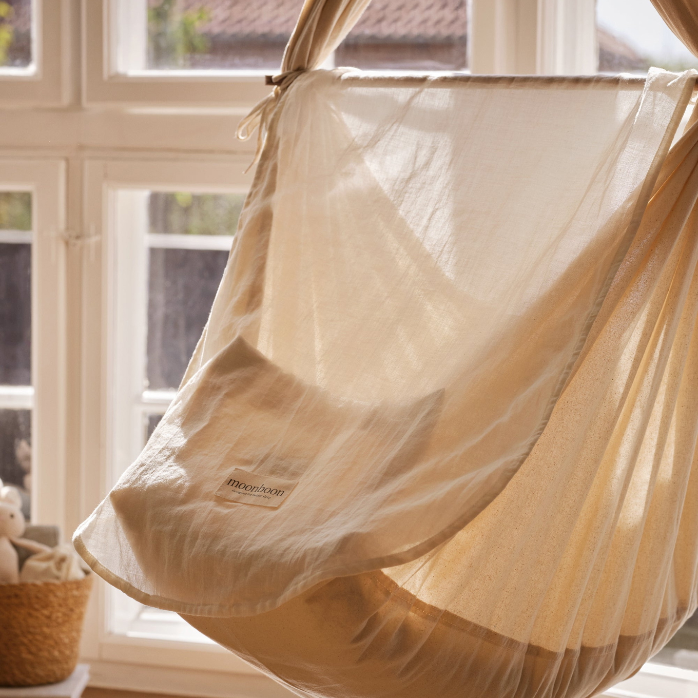 Federwiege Bundle Connect Grau Rose Cloud #2