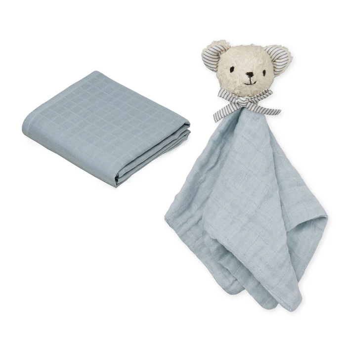 Geschenkbox Kuscheltuch Classic Stripes Blue #2