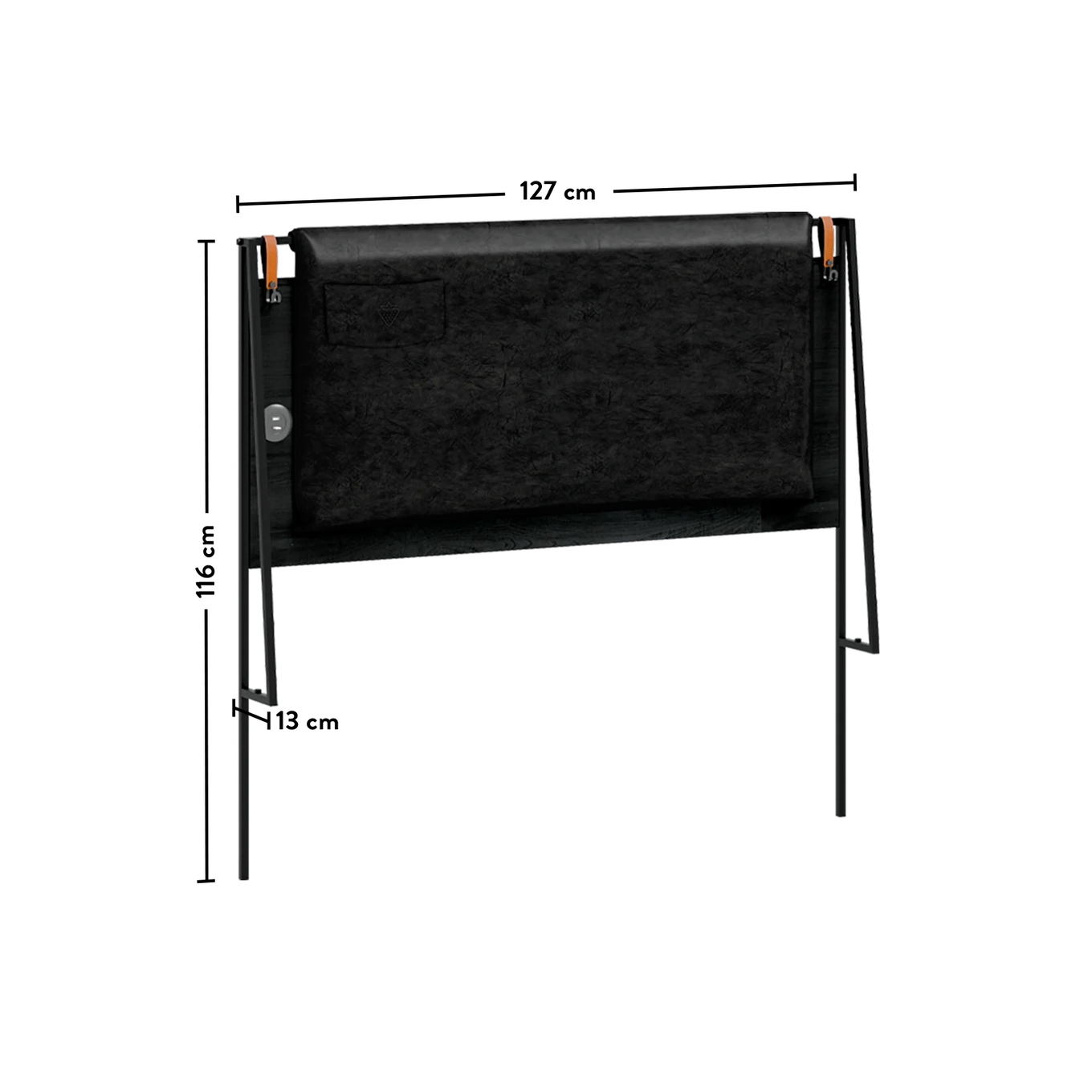 Kopfteil Dark Metal 120cm 6