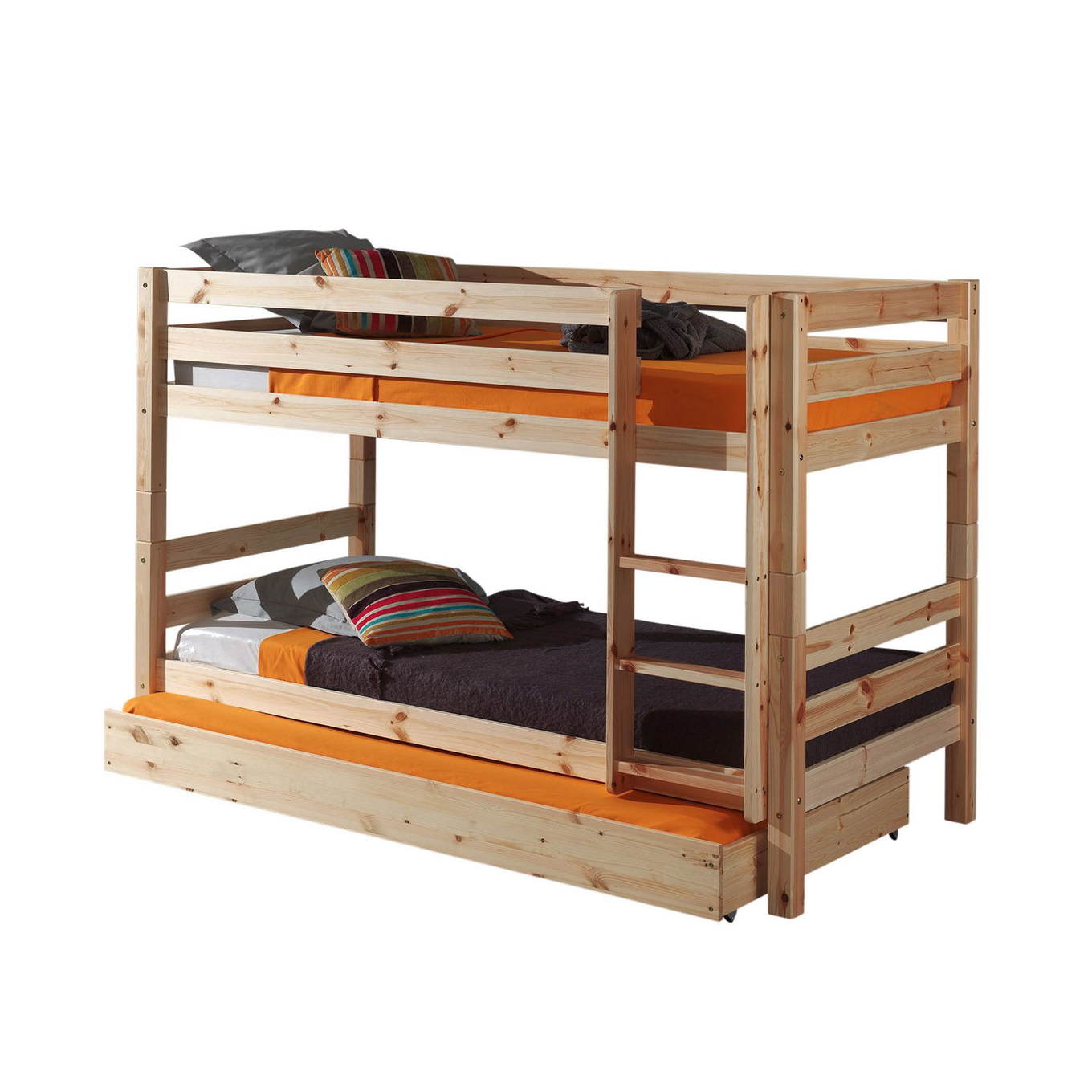 Etagenbett Pino inkl. Ausziehkasten Holz 1