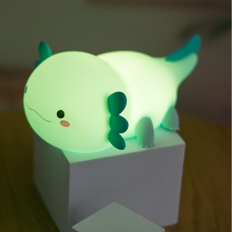 Lampe Axolotl Blau #2