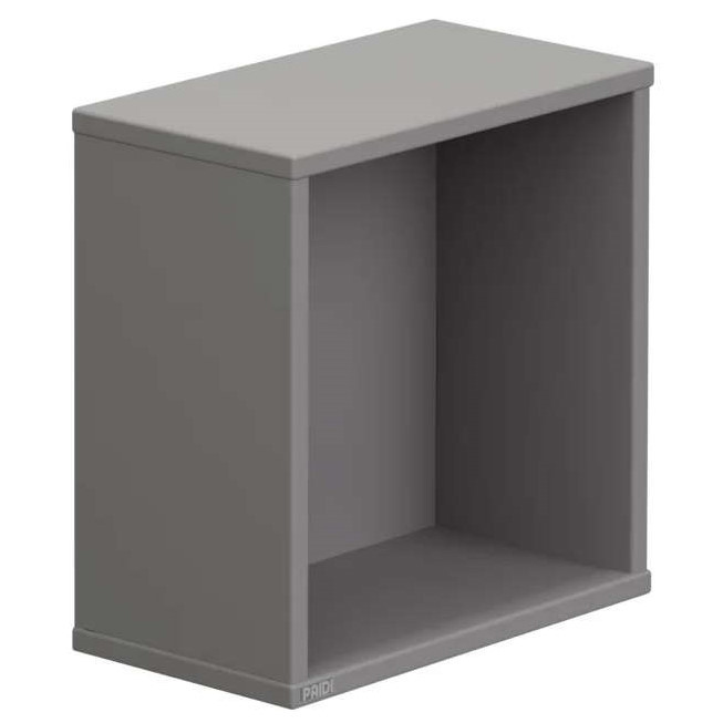 Wandregal Quadratisch Schiefergrau 1