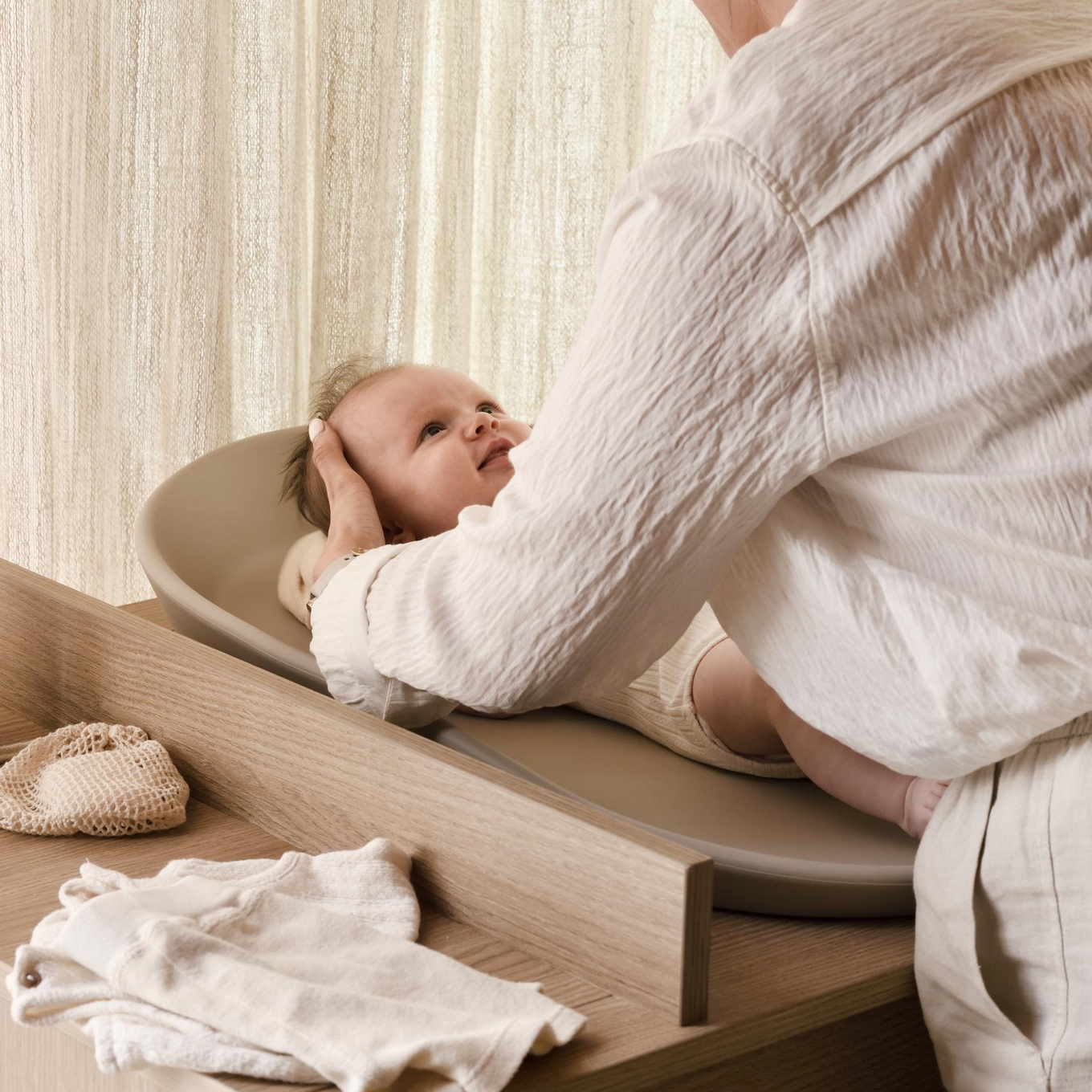 Wickelkommode Flow Honey Ash 3