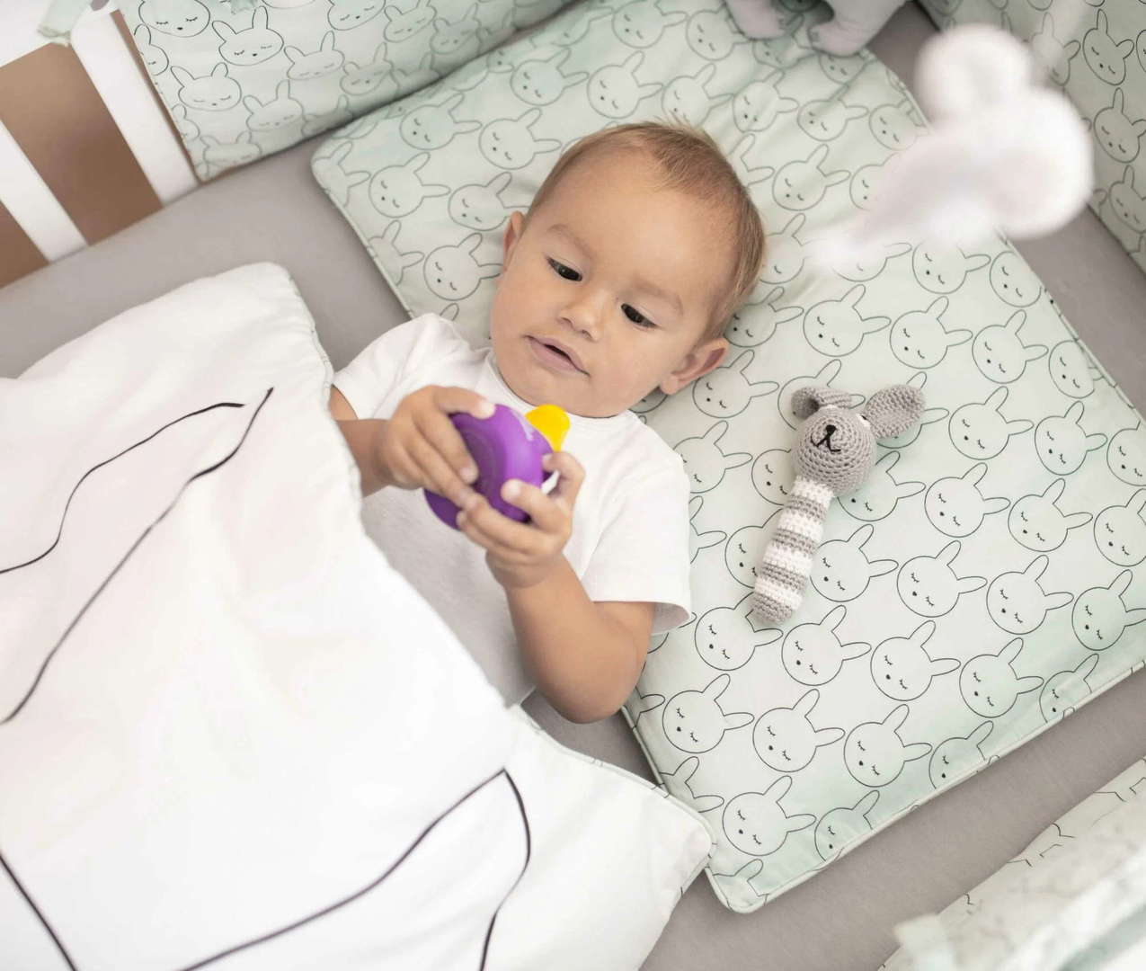 Bettset Kuschelhase 3