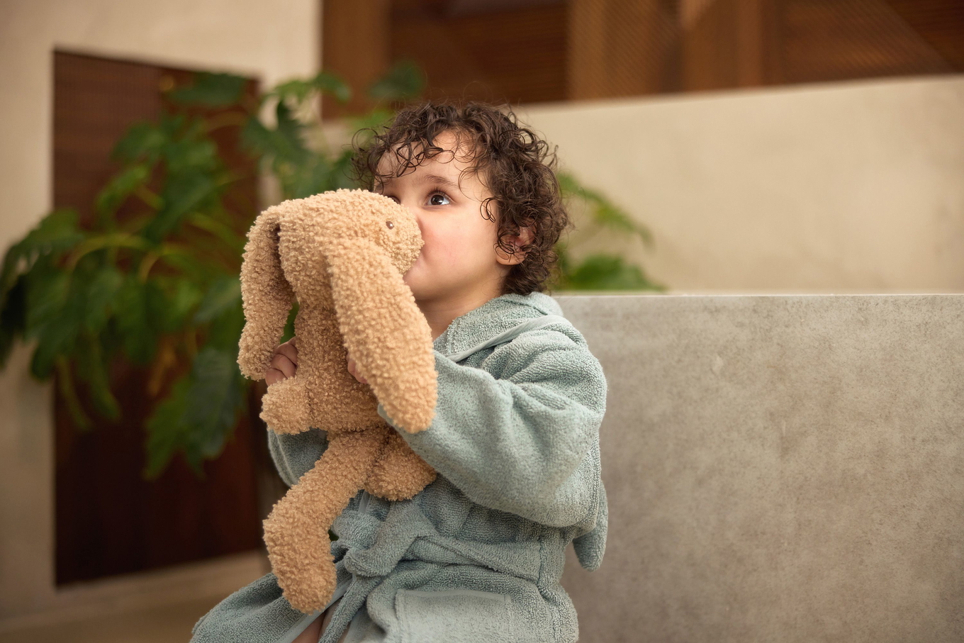 Bademantel Bunny Sea Green, 3-4 Jahre 7