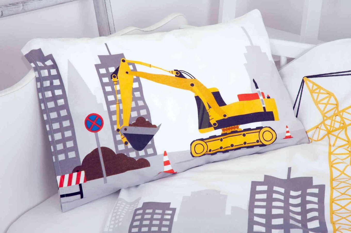 Baby Bettwäsche Baustelle 3