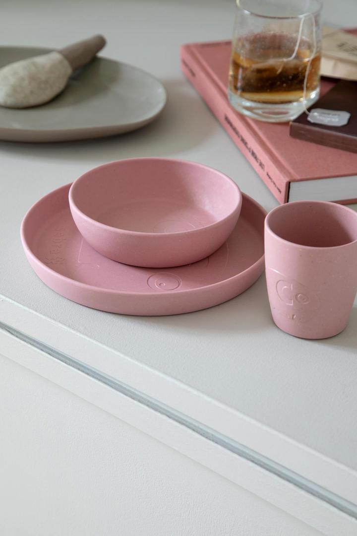 Geschirrset Mums Blüten Pink #2