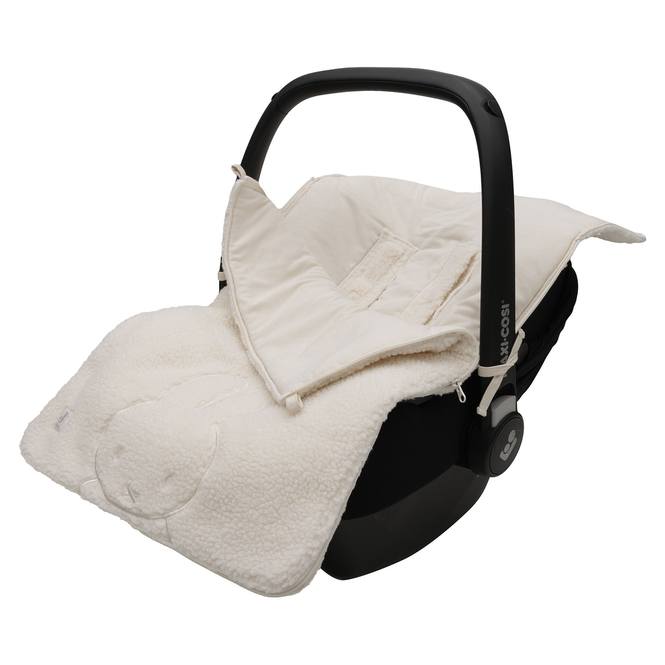 Fusssack für Babyschale Miffy Teddy Oatmeal 7