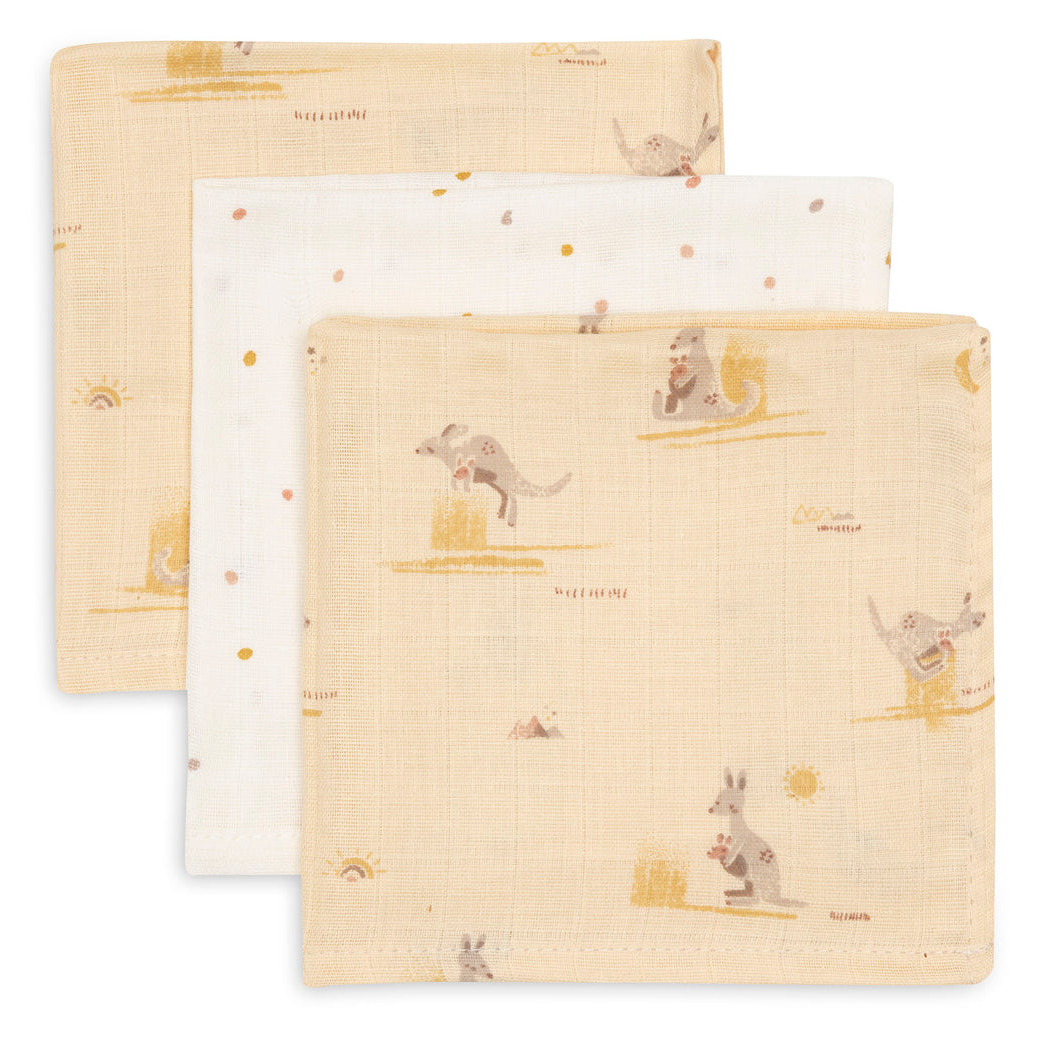 Spucktücher Känguru Klein 3er Set 1