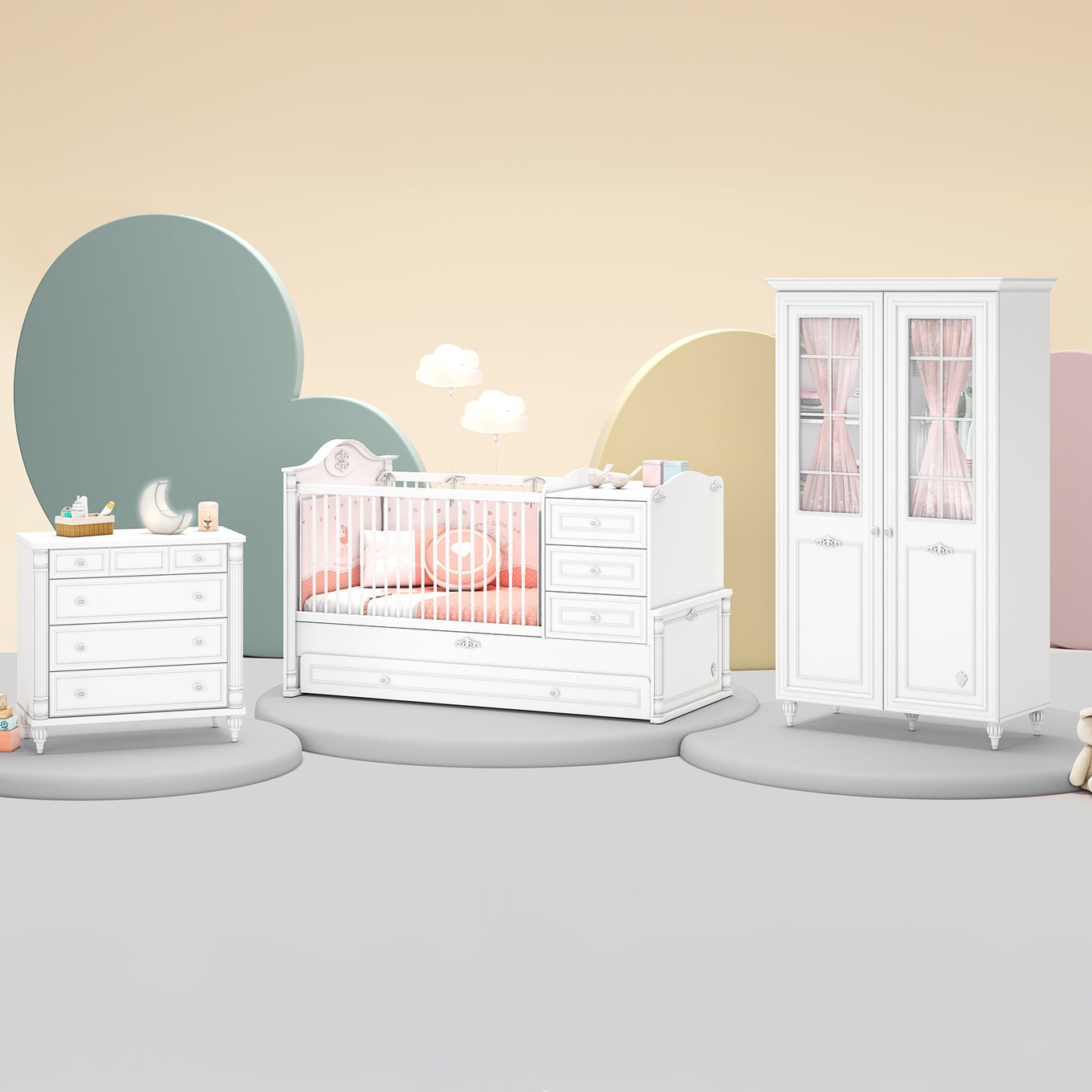 Babyzimmer Romantic Baby Set