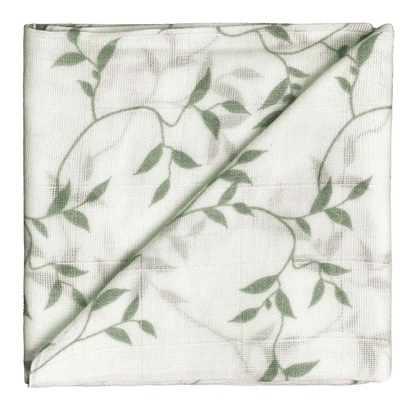 Gaze Spucktuch Jade Leaves