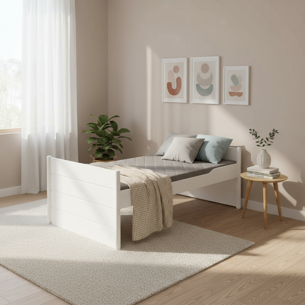 Kojenbett Ylvie II Weiss, 90 x 200 cm 3