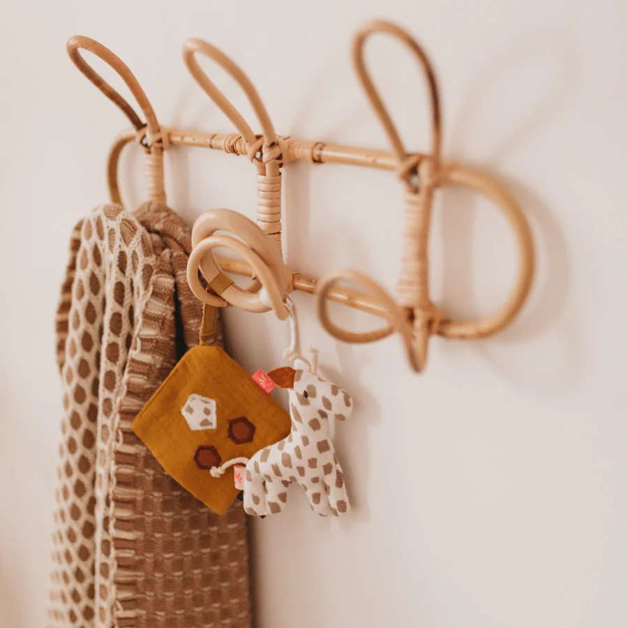 Beissring Giraffe mit Knister-Tuch 2