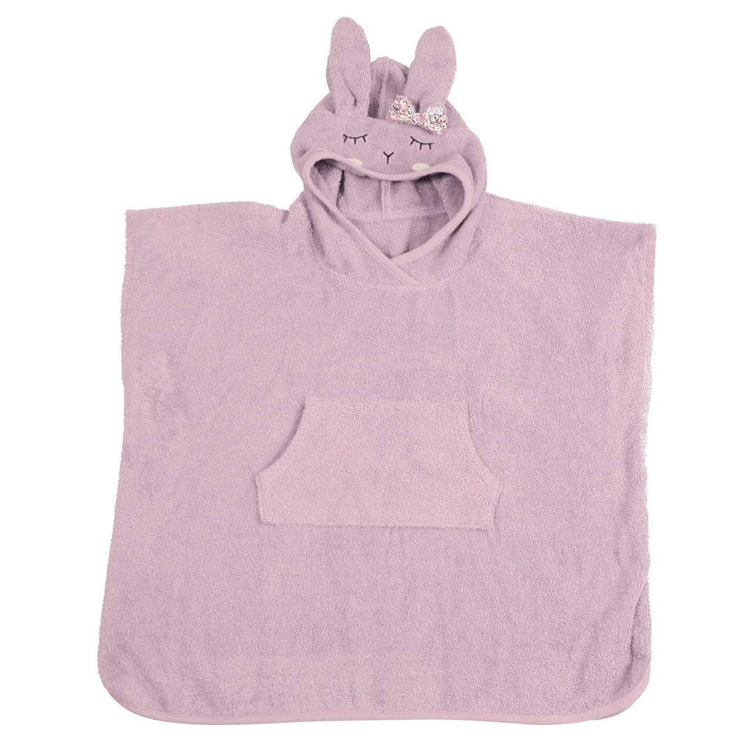 Badeponcho Hase Rose 1