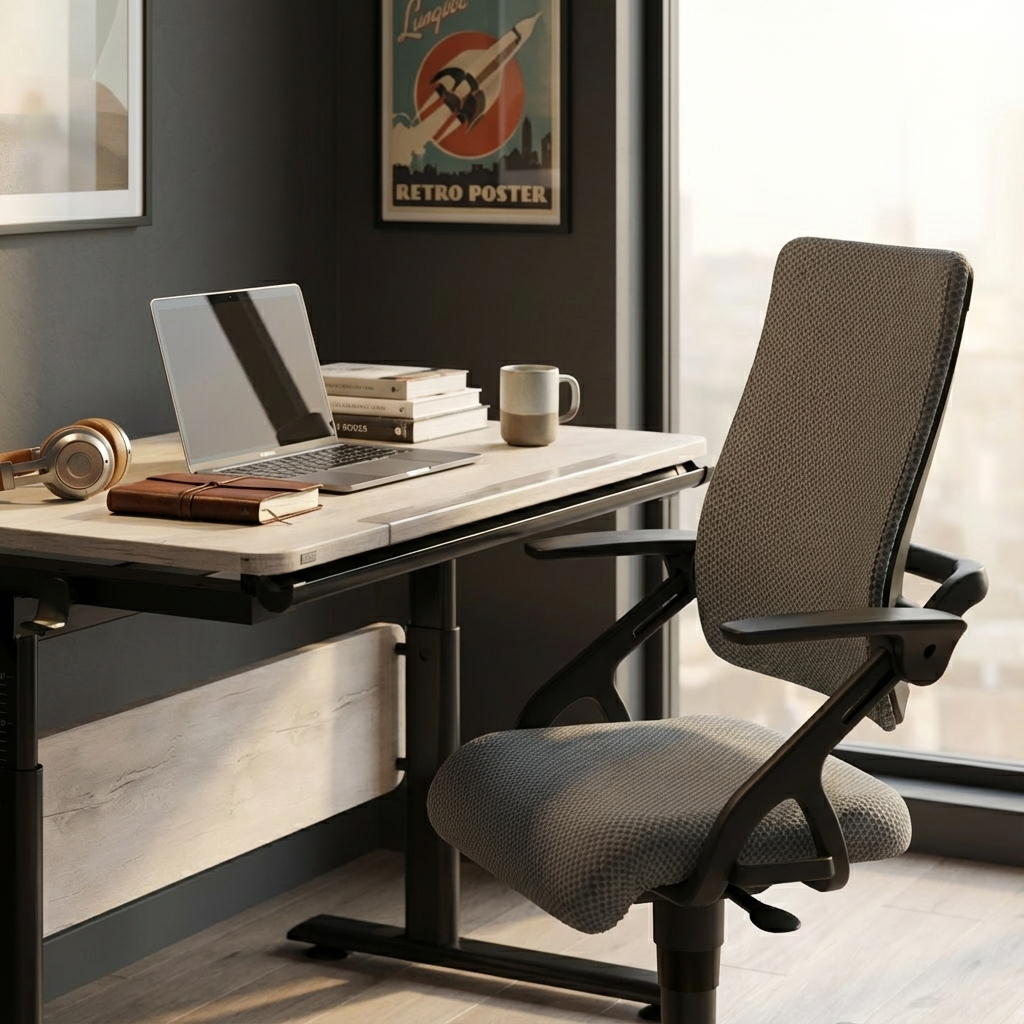 Bürostuhl Tio Schwarz Grau #2